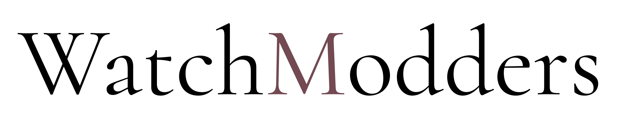 watch modders logo noir et rouge - Verified workshops & modders for Seiko mod, G-Shock, MoonSwatch, Rolex, custom watch builds Directory